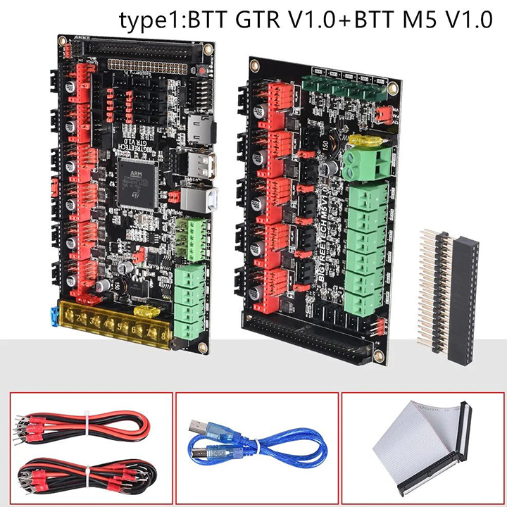 Board điều khiển máy in 3d 11 trục BIGTREETECH GTR V1.0 & board mở rộng M5 V1.0